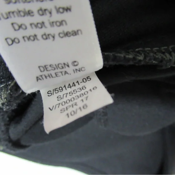 ATHLETA Highline Hybrid Ankle Tight Leggings Green and Black Size 2 - Picture 8 of 16